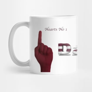 Hearts fc Dad gifts 1 Mug